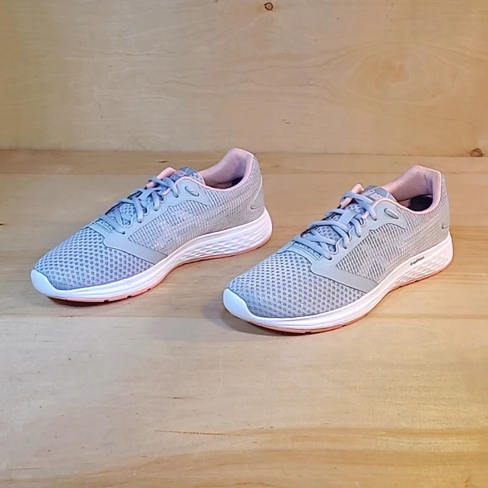 Asics Womens Patriot 10 Mid Grey Frosted Athletic Running Shoes - Picture 4 of 10